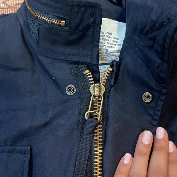 Alpha Industries | Men’s M-65 Field Jacket Navy Blue Small - Picture 8 of 10